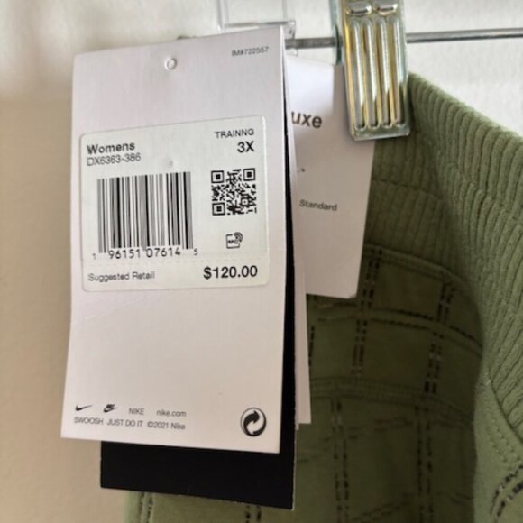 Nike DX6363-386 Women’s 3X Yoga Luxe Therma-FIT Quilted Pants - Picture 8 of 8